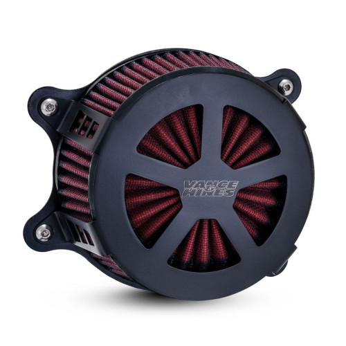 PartzBiz HD: 4400769-Vance & Hines 41462 Black VO2 Radiant V Air Cleaner Harley Milwaukee 8 M8 FX FLH | 41462