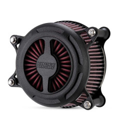 PartzBiz HD VH-42353 - Vance & Hines 42353 สีดำ VO2 Blade Billet Air Intake Harley Twin Cam TBW 08-17 | 42353