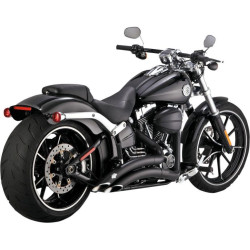 PartzBiz HD VH-46065 - Vance & Hines 46065 Black Big Radius 2-2 Exhaust 13-16 Harley Softail Breakout Custom Chopper Bike Performance Muffler Headers Aftermarket Power Loud 2.5" 2-1/2 Inch Pipes 46065 18001627 1800-1627 VH0134 PartzBiz HD VH-46065 - Vance & Hines 46065 Black Big Radius 2-2 Exhaust 13-16 Harley Softail Breakout Custom Chopper Bike Performance Muffler Headers Aftermarket Power Loud 2.5" 2-1/2 Inch Pipes 46065 18001627 1800-1627 VH0134