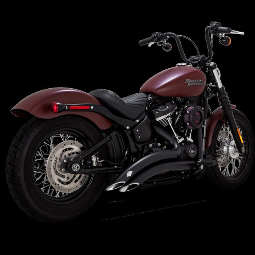 PartzBiz HD: 4400759-Vance & Hines 46377 49 State Black Big Radius Exhaust for Harley M8 Softail 18-22 | 46377 PartzBiz HD: 4400759-Vance & Hines 46377 49 State Black Big Radius Exhaust for Harley M8 Softail 18-22 | 46377