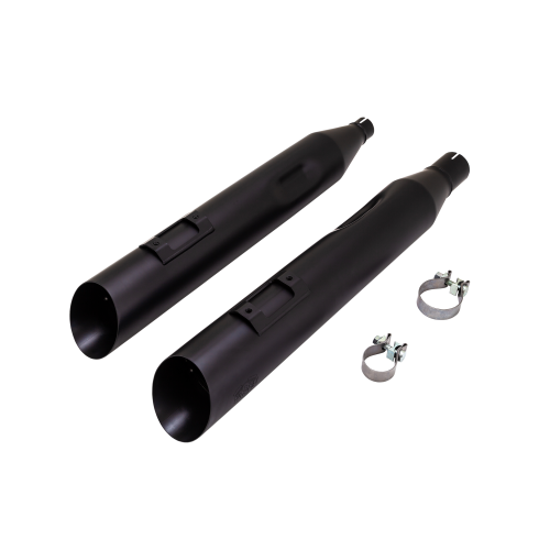 PartzBiz HD: 4400725-Vance & Hines 46764 Black Backslash 4.5 Slip On Mufflers Harley M8 FLH PartzBiz HD: 4400725-Vance & Hines 46764 Black Backslash 4.5 Slip On Mufflers Harley M8 FLH