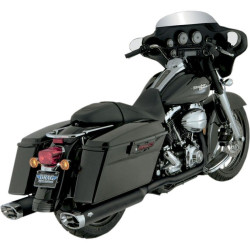 PartzBiz HD VH-46799 - Vance & Hines 46799 Black Dresser Duals Head Pipes Headers Harley FLH/T 95-08 PartzBiz HD VH-46799 - Vance & Hines 46799 Black Dresser Duals Head Pipes Headers Harley FLH/T 95-08