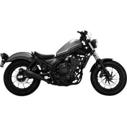 PartzBiz HD VH-48421 - Vance & Hines 48421 Upsweep Slip-On Muffler Black Honda Rebel 300 500 17-20 replacement best for performance upgrade exhaust PartzBiz HD VH-48421 - Vance & Hines 48421 Upsweep Slip-On Muffler Black Honda Rebel 300 500 17-20 replacement best for performance upgrade exhaust