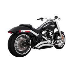 PartzBiz HD VH-26375 - Vance & Hines 49 State Chrome Big Radius Exhaust for Harley M8 Softail FXBR FLFB | 26375 PartzBiz HD VH-26375 - Vance & Hines 49 State Chrome Big Radius Exhaust for Harley M8 Softail FXBR FLFB | 26375