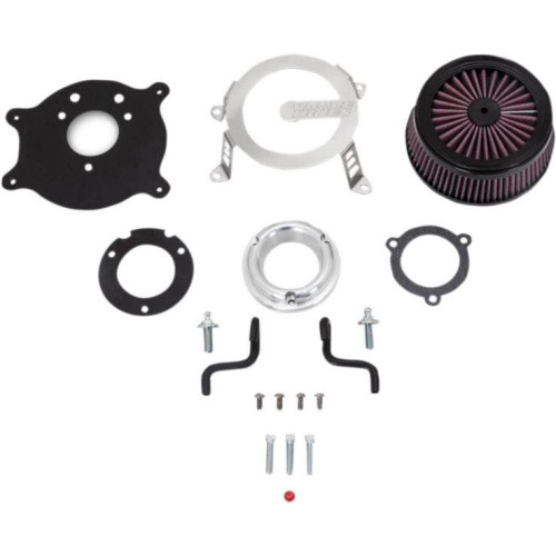PartzBiz HD: 4400714-Vance & Hines 70365 แปรง VO2 Cage Fighter Air Intake Harley Twin Cam TBW 08-17 | 70365