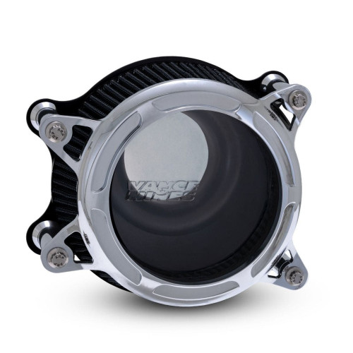 PartzBiz HD: 4400656-Vance & Hines 71073 Chrome Stage 1 VO2 Insight เครื่องฟอกอากาศ Harley Twin Cam 00-17 | 71073