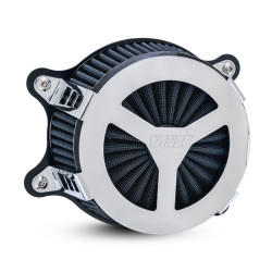 PartzBiz HD VH-71457 - Vance & Hines 71457 Chrome VO2 Radiant III เครื่องฟอกอากาศ Harley XL Sportster 91-22 | 71457