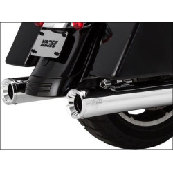 PartzBiz HD VH-16714 - Vance & Hines All Chrome 4" Eliminator 400 Slip Ons Mufflers Harley 2017 FLH/T | 16714 PartzBiz HD VH-16714 - Vance & Hines All Chrome 4" Eliminator 400 Slip Ons Mufflers Harley 2017 FLH/T | 16714