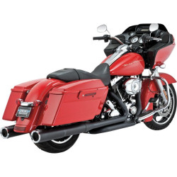 PartzBiz HD VH-46759 - Vance & Hines Black High-Output Slip-Ons for '95-14 Harley Touring | 46759 VH-46759;VH0138;DS18010607;18010607;1801-0607;18010607;VH0138 PartzBiz HD VH-46759 - Vance & Hines Black High-Output Slip-Ons for '95-14 Harley Touring | 46759 VH-46759;VH0138;DS18010607;18010607;1801-0607;18010607;VH0138