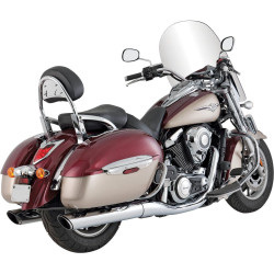 PartzBiz HD VH-18371 - Vance & Hines Chrome Twin Slash Round Slip Ons Kawasaki Voyager Nomad Vaquero - 18371 PartzBiz HD VH-18371 - Vance & Hines Chrome Twin Slash Round Slip Ons Kawasaki Voyager Nomad Vaquero - 18371