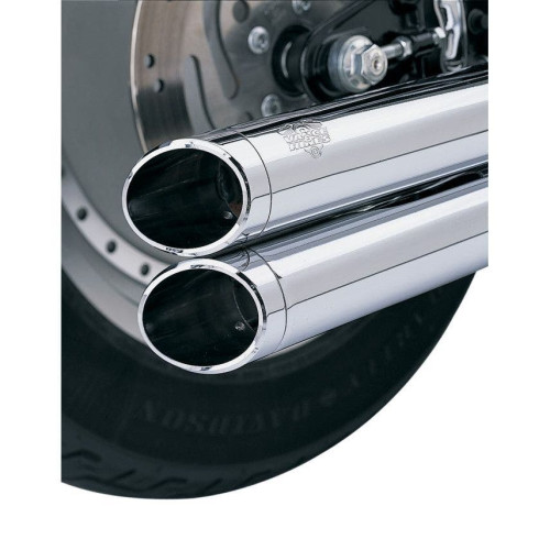 PartzBiz HD: 4400608-Vance & Hines Replacement / Optional Chrome Slash Cut Billet End Caps (pr) | 16917 VH-16917;16917;;;0;V16917;V16917;VH2010