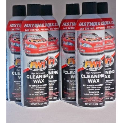 PartzBiz HD: 4400535-Waterless Wash & Wax Fastwax FW1 สเปรย์สามารถขจัดคราบสกปรกจากน้ำมันดิน 6 แพ็ค - FW1 PartzBiz HD: 4400535-Waterless Wash & Wax Fastwax FW1 สเปรย์สามารถขจัดคราบสกปรกจากน้ำมันดิน 6 แพ็ค - FW1