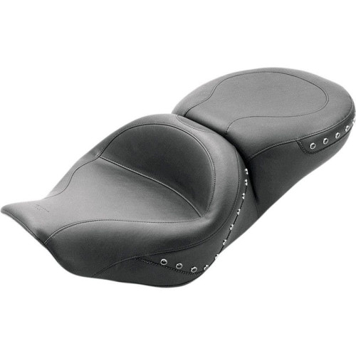 PartzBiz HD: 4400510-เบาะนั่งแบบมีหมุดสีดำ Mustang Wide Touring สำหรับ Harley Road King Street Glide 97-07 | 75577 PartzBiz HD: 4400510-เบาะนั่งแบบมีหมุดสีดำ Mustang Wide Touring สำหรับ Harley Road King Street Glide 97-07 | 75577