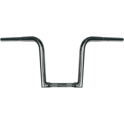 PartzBiz HD DS06013153 - Wild 1 One Chubby Chrome 10 ” แฮนด์ Outlaw'Z Ape Hanger สำหรับรุ่น Harley | WO610
