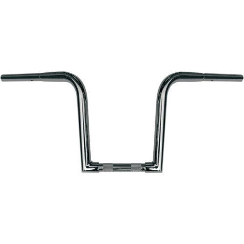 PartzBiz HD: 4400527-Wild 1 One Chubby Chrome 10 ” แฮนด์ Outlaw'Z Ape Hanger สำหรับรุ่น Harley | WO610