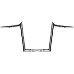 PartzBiz HD DS06014682 - Wild 1 One Chubby Chrome 12 ” Ape Hanger Reaper แฮนด์บาร์ Harley FLTR FLHR Dyna | WO582