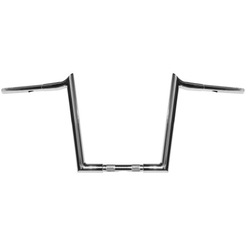PartzBiz HD: 4400487-Wild 1 One Chubby Chrome 12 ” Ape Hanger Reaper แฮนด์บาร์ Harley FLTR FLHR Dyna | WO582
