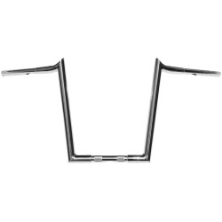 PartzBiz HD DS06014684 - Wild 1 One Chubby Chrome 14 ” Ape Hanger Reaper แฮนด์บาร์ Harley FLTR FLHR Dyna | WO584