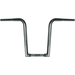 PartzBiz HD DS06013157 - Wild 1 One Chubby Chrome 14 ” แฮนด์ Outlaw'Z Ape Hanger สำหรับรุ่น Harley | WO614