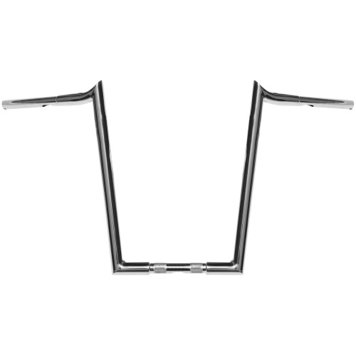 PartzBiz HD: 4400493-Wild 1 One Chubby Chrome 16 ” Ape Hanger Reaper แฮนด์บาร์ Harley FLTR FLHR Dyna | WO586