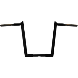 PartzBiz HD DS06014685 - Wild 1 One Chubby Black 14 ” Ape Hanger Reaper แฮนด์บาร์ Harley FLTR FLHR Dyna | WO584B