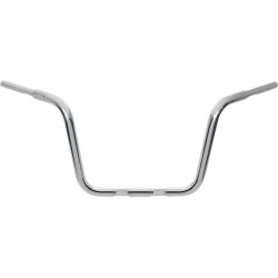 PartzBiz HD DS06010788 - Wild 1 One Chubby Chrome WO575 แฮนด์ Rise Bagger 10” 96-13 FLH/T | WO575