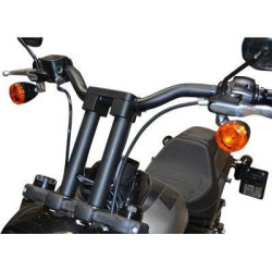 PartzBiz HD DS06021106 - Wild 1 One WO910GB สีดำเงา 10 ” Savage Chubby Billet Riser 1 1/4” บาร์ 0602-1106 06021106