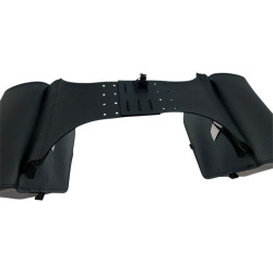 PartzBiz HD DS35011731 - Willie & Max Black Brass Monkey Slant Saddlebags Small 12 x 9.5 x 5.5 Universal