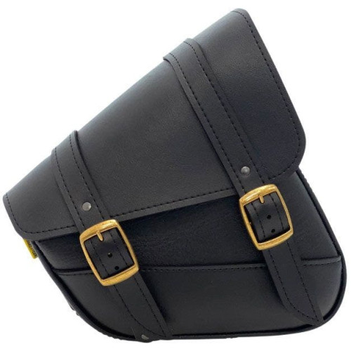 PartzBiz HD: 4400449-Willie & Max Black Swing Arm Bag Synthetic Leather Dual Shock Swingarm Fit PartzBiz HD: 4400449-Willie & Max Black Swing Arm Bag Synthetic Leather Dual Shock Swingarm Fit