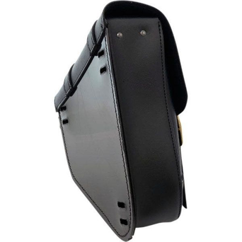 PartzBiz HD: 4400450-Willie & Max Black Swing Arm Bag Synthetic Leather Triangulated Swingarm Fit PartzBiz HD: 4400450-Willie & Max Black Swing Arm Bag Synthetic Leather Triangulated Swingarm Fit