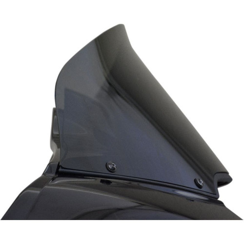 PartzBiz HD: 4400465-เสื้อกั๊กกันลม 10” กระจกบังลมดีไซน์ Dark Smoke Flip Harley Road Glide FLTRX 15-16 | 68-1040
