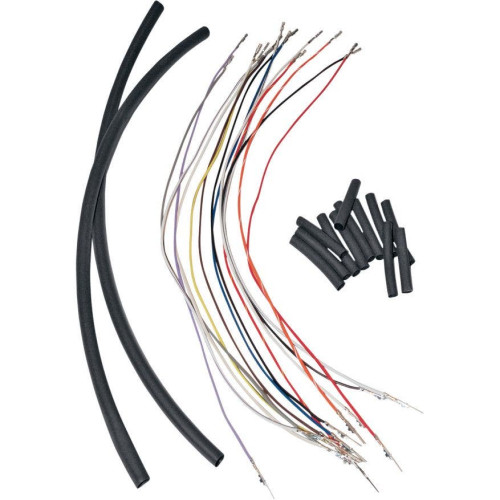 PartzBiz HD: 4400403-Namz พร้อมติดตั้ง Handlebar Plus + ส่วนต่อสายไฟ 8” Harley FLH 07-13 | NHCX-MB08