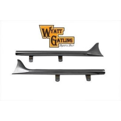 PartzBiz HD VT30-0846 - Wyatt Gatling 29" Fishtail Tip Extension Set 30-0846 Harley Softail 96-Up PartzBiz HD VT30-0846 - Wyatt Gatling 29" Fishtail Tip Extension Set 30-0846 Harley Softail 96-Up
