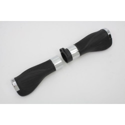 PartzBiz HD VT28-0934 - Wyatt Gatling V-Twin Donkey Black / Chrome Handlebar Grip Set - Cable Throttle PartzBiz HD VT28-0934 - Wyatt Gatling V-Twin Donkey Black / Chrome Handlebar Grip Set - Cable Throttle