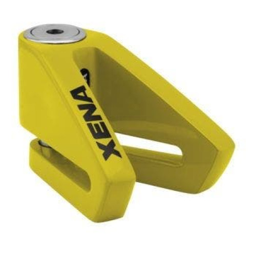 PartzBiz HD: 4400353-Xena Yellow Motorcycle Disc Lock XE1 6MM Pin 43MM Throat | X-1Y