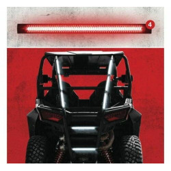 PartzBiz HD XK-XK052002-4R - XK Glow Plug-And-Play Emergency Strobe Light Series สีแดง 4 ชิ้น XK052002-4R