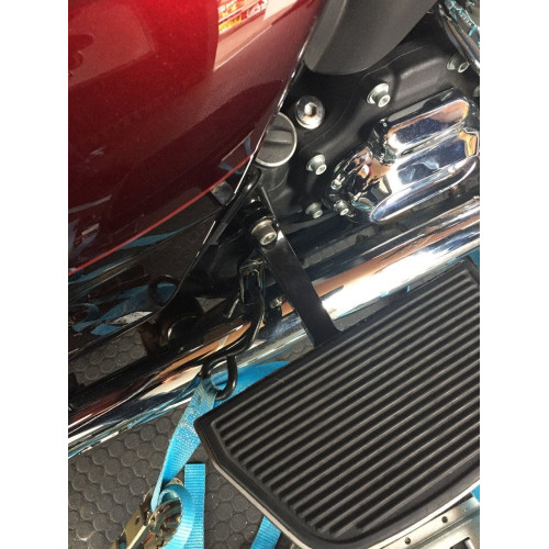 PartzBiz HD: 4400244-Yelvington USA Black Rear Tie Down Brackets for Harley Touring 93-18 PartzBiz HD: 4400244-Yelvington USA Black Rear Tie Down Brackets for Harley Touring 93-18