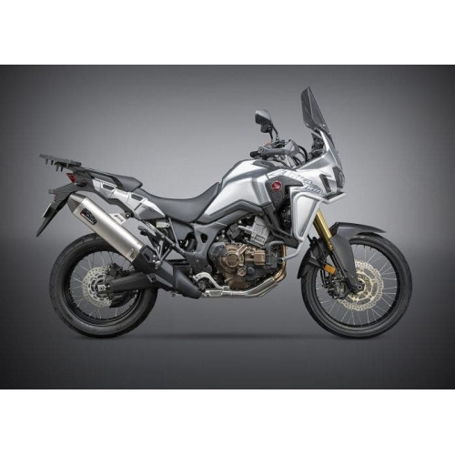 PartzBiz HD: 4400225-Yoshimura 12400BD520 Stainless RS-4 Slip On Exhaust 16-19 Honda CRF1000L 1811-3225 18113225 202394