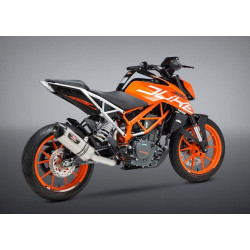 PartzBiz HD WP960-1161 - Yoshimura 16381CJ520 Stainless R-77 Slip On Exhaust 17-19 KTM 390 RC Duke 1821-1851 18211851 202149