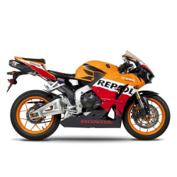 PartzBiz HD WP960-1244 - Yoshimura Street RS-5 Stainless & Carbon Slip On Muffler Honda CBR600RR 09-16 | 1228275