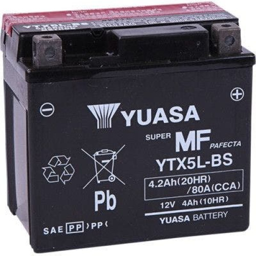 PartzBiz HD: 4400158-Yuasa YTX5L-BS ประสิทธิภาพสูง AGM ไม่ต้องบำรุงรักษาแบตเตอรี่รถจักรยานยนต์ ATV YTX5L-BS ฮาร์เลย์ฮอนด้าจอห์นเดียร์คาวาซากิโพลาริสชัยชนะยามาฮ่าทดแทนอัพเกรด PartzBiz HD: 4400158-Yuasa YTX5L-BS ประสิทธิภาพสูง AGM ไม่ต้องบำรุงรักษาแบตเตอรี่รถจักรยานยนต์ ATV YTX5L-BS ฮาร์เลย์ฮอนด้าจอห์นเดียร์คาวาซากิโพลาริสชัยชนะยามาฮ่าทดแทนอัพเกรด