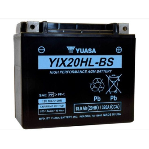 PartzBiz HD: 4400165-Yuasa YUAM620BHX ประสิทธิภาพสูง 12V 18Ah AGM แบตเตอรี่ Universal รถจักรยานยนต์ ATV Harley Honda John Deere KAWASAKI Polaris Victory Yamaha อัพเกรดทดแทน PartzBiz HD: 4400165-Yuasa YUAM620BHX ประสิทธิภาพสูง 12V 18Ah AGM แบตเตอรี่ Universal รถจักรยานยนต์ ATV Harley Honda John Deere KAWASAKI Polaris Victory Yamaha อัพเกรดทดแทน