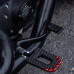 PartzBiz HD: 190125851-Panda Passenger Floorboards For Harley 2018+ Fat Boy - Black & Red