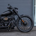 PartzBiz HD: 19023451-Gloss Black Turbo Tubeless Wheels For Harley Softail Breakout 2013-2026 - 21x3.5 PartzBiz HD: 19023451-Gloss Black Turbo Tubeless Wheels For Harley Softail Breakout 2013-2026 - 21x3.5