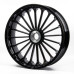 PartzBiz HD: 19032158-Turbo Spoke Wheel For Harley '14-later Harley Touring bikes - 21x3.5 Gloss Black Front Wheel PartzBiz HD: 19032158-Turbo Spoke Wheel For Harley '14-later Harley Touring bikes - 21x3.5 Gloss Black Front Wheel
