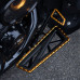 PartzBiz HD: 190325058-Flying Rider Stretched Floorboards For Harley 1986+ Touring All models - Gold PartzBiz HD: 190325058-Flying Rider Stretched Floorboards For Harley 1986+ Touring All models - Gold