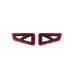 PartzBiz HD: 19034140-Flying Rider/Passenger Floorboards For Harley 2018-2025 Softail Standard Street Bob Low Rider S/ST Breakout - Red / front rider PartzBiz HD: 19034140-Flying Rider/Passenger Floorboards For Harley 2018-2025 Softail Standard Street Bob Low Rider S/ST Breakout - Red / front rider