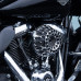 PartzBiz HD: 19053147-Fat Hole Air Cleaner For Harley Davidson 2024+ Touring 117/121 & 2025+ Softail 117 All Models - Chrome PartzBiz HD: 19053147-Fat Hole Air Cleaner For Harley Davidson 2024+ Touring 117/121 & 2025+ Softail 117 All Models - Chrome