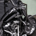 PartzBiz HD: FDR-FL160-BLS-Metal Short Gloss Black with Silver Pinstripe Front Fender For 2018+ Harley Davidson Softail Fat Boy - For 2018+ Fat Boy PartzBiz HD: FDR-FL160-BLS-Metal Short Gloss Black with Silver Pinstripe Front Fender For 2018+ Harley Davidson Softail Fat Boy - For 2018+ Fat Boy