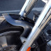 PartzBiz HD: FDR-FL160-GGM-Hoprousa Motorcycle Fenders Custom Short Front Fender Gauntlet Gray Metallic Vivid Black with Blue and Black Pinstripe Fits for 2018-2022 Harley Softail Fat Boy - Default Title